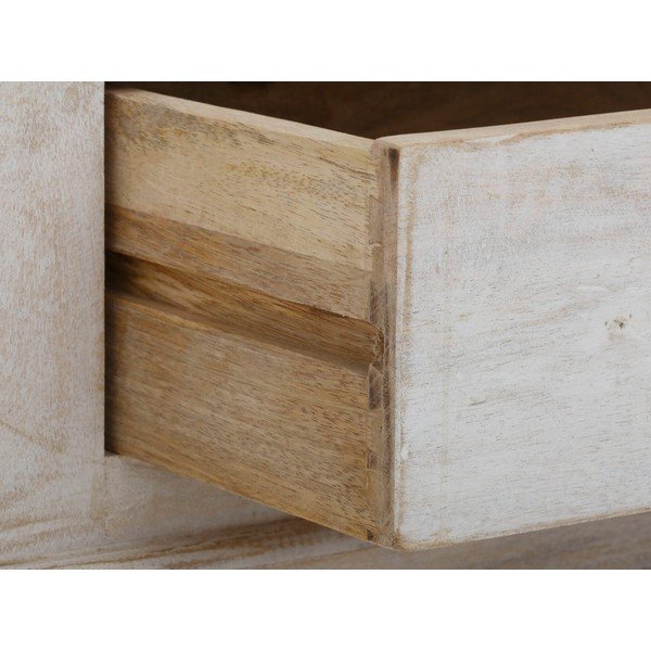 Fehér mangófa ruhásszekrény 100x175 cm Rana – Støraa-image-4