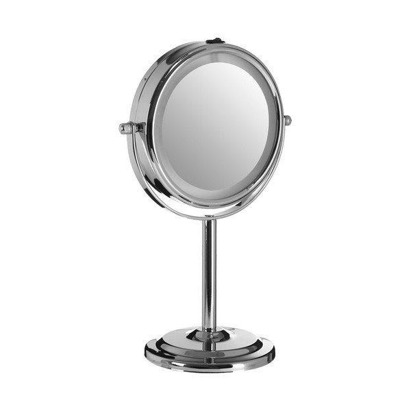 Kozmetikai tükör világítással-nagyítós (kétszeres nagyítás) ø 15 cm Cassini – Premier Housewares-image-1