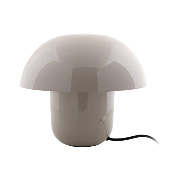 Szürke asztali lámpa fém búrával (magasság 25 cm) Fat Mushroom – Leitmotiv
