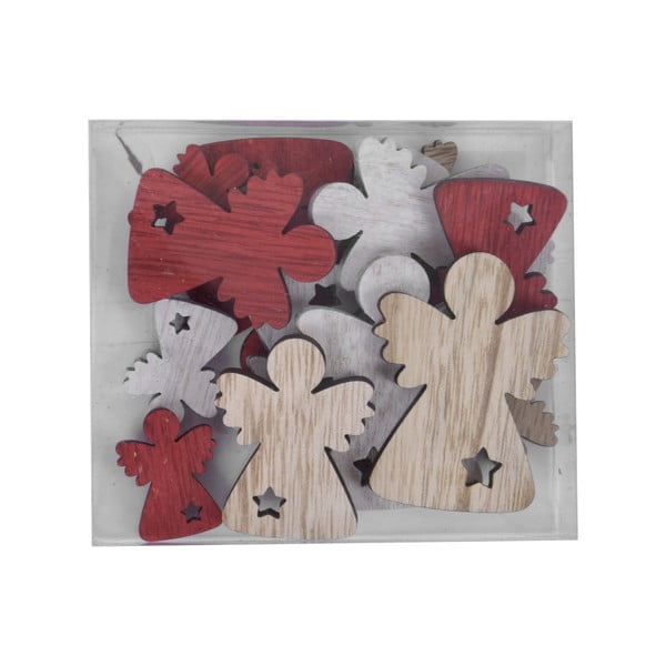 18 db-os angyal alakú karácsonyi dísz készlet - Ego Dekor-image-1