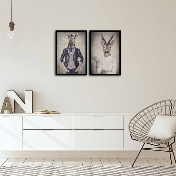 Ribs and Deer kétrészes kép, 72 x 50 cm-image-1