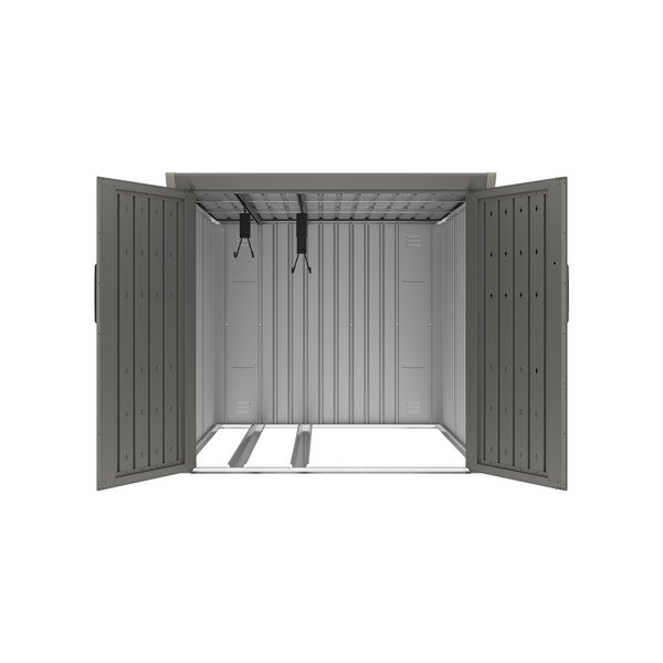 Szürke kerti szekrény Avocado B – Rojaplast-image-3