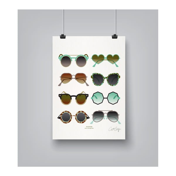 Sunglasses by Cat Coquillette 30 x 42 cm-es plakát