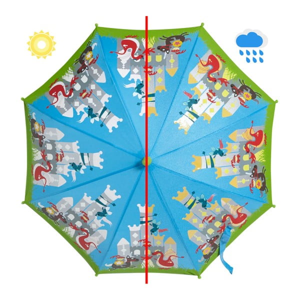 Brave Knight színváltós gyerek esernyő, ⌀ 70 cm - Ambiance