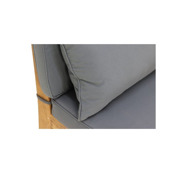 Szürke kerti négyszemélyes teakfa ülőgarnitúra Aruba - HSM collection-image-2