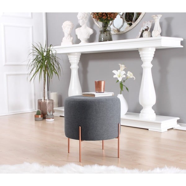 Sötétszürke puff Copper – Artie-image-4