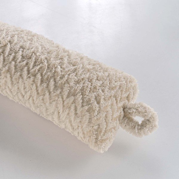 Bézs huzatfogó párna 10x80 cm Flanela – douceur d'intérieur-image-2