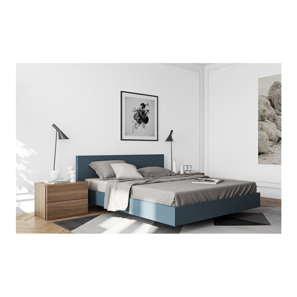 Aurora barna éjjeliszekrény 2 fiókkal - TemaHome-image-4