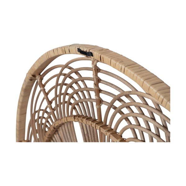 Fali tükör bambusz kerettel ø 76 cm Obi – WOOOD-image-4