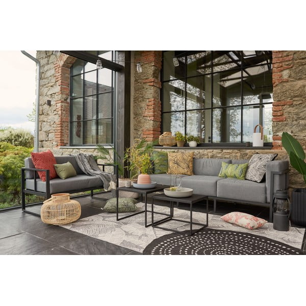 Bellisima grafitszürke kétszemélyes kerti kanapé - Bonami Selection-image-1