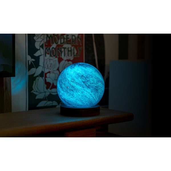 Sötét natúr színű USB fénydekoráció ø 12 cm Galaxy Breeze – Gingko-image-3