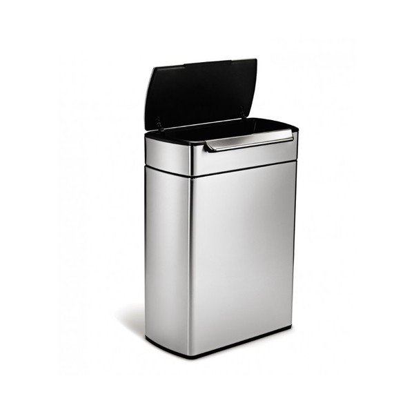 Acél szelektív szemetes 48 l Dual - simplehuman-image-4