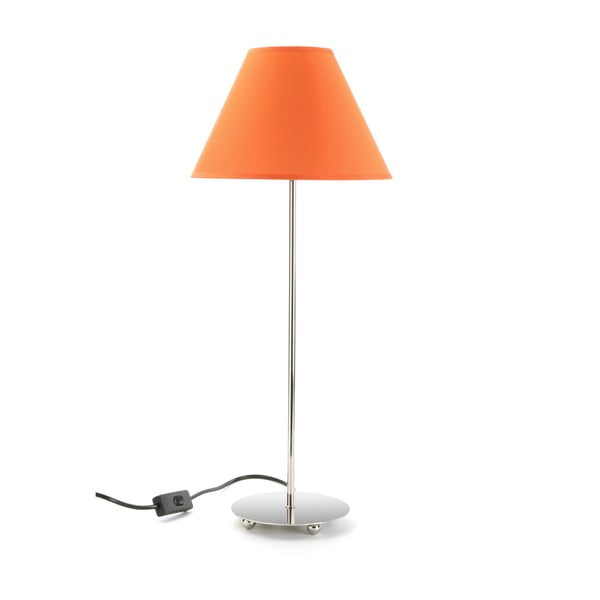 Metalina narancssárga asztali lámpa, ø 25 cm - Versa