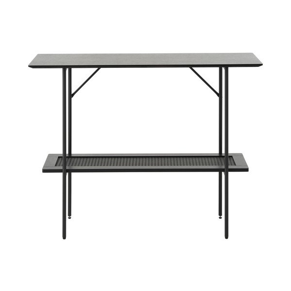 Fekete konzolasztal 37x100 cm Pensacola – Unique Furniture-image-1