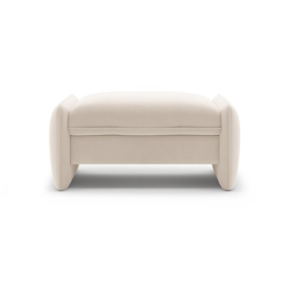 Krémszínű bársony lábtartó Georgia – Micadoni -image-1