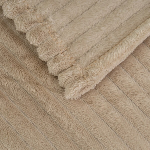 Barna mikroplüss takaró 130x160 cm Fur Velvet – Casa Selección-image-1
