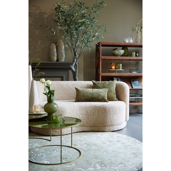 Khaki kerek szőnyeg ø 200 cm Sjors – Light & Living-image-1