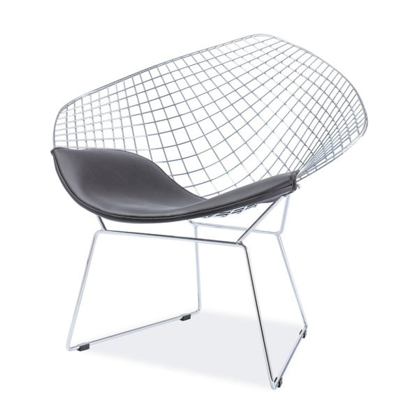 Remo szék acél szerkezettel és biobőr párnával - Signal