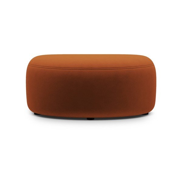 Terrakotta színű bársony lábtartó Kate – Micadoni -image-1