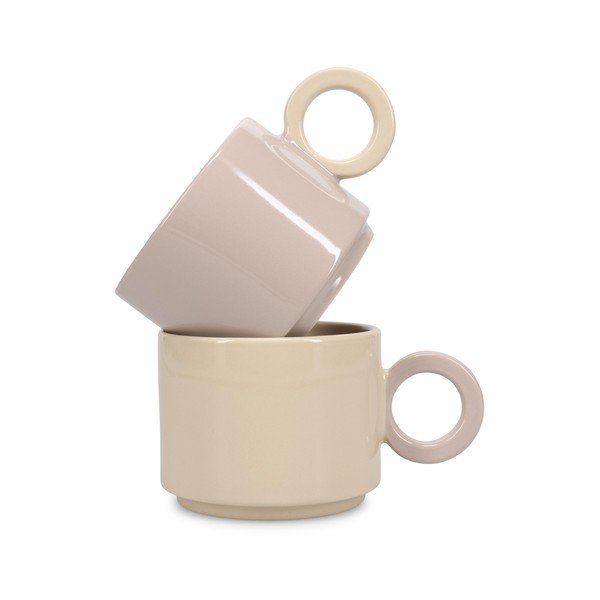 Szürke kőedény bögre 280 ml Lou – ONA-image-2
