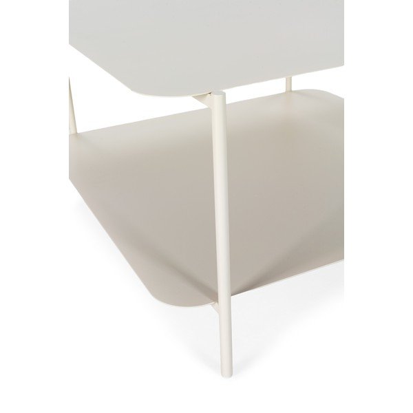 Krémszínű fém dohányzóasztal 70x73 cm Beatrix – MOME-image-3