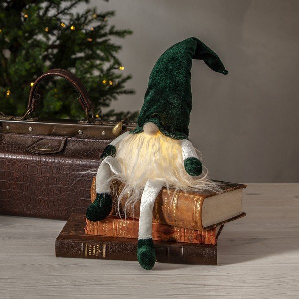 Fehér-zöld fénydekoráció karácsonyi mintával Joylight – Star Trading-image-1