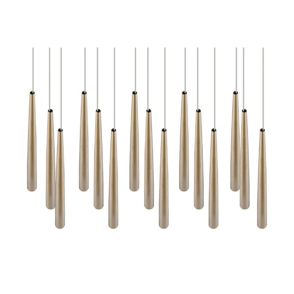 Aranyszínű LED függőlámpa Cala – Trio Select-image-2