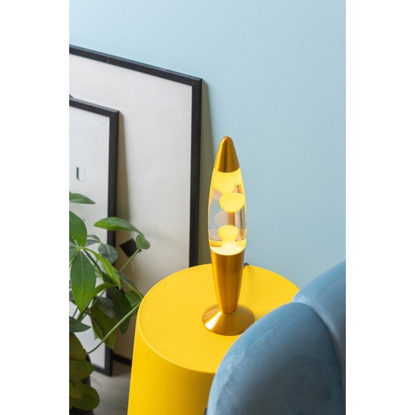 Sárga üveg lávalámpa (magasság 35,5 cm) Funky Rocket Lava – Leitmotiv-image-1