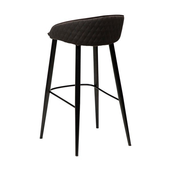 Dual fekete bársony bárszék, magasság 91 cm - DAN-FORM Denmark-image-3