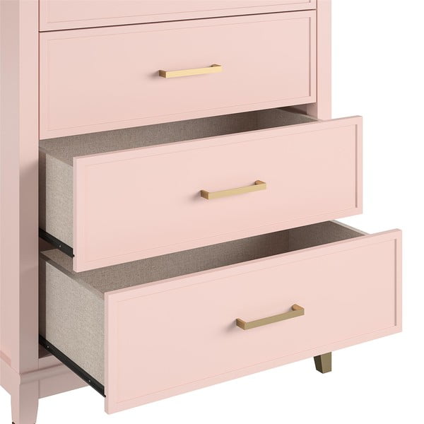 Westerleigh rózsaszín komód, 75 x 106 cm - CosmoLiving by Cosmopolitan-image-4