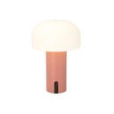 Fehér-rózsaszín LED asztali lámpa (magasság 22,5 cm) Styles – Villa Collection