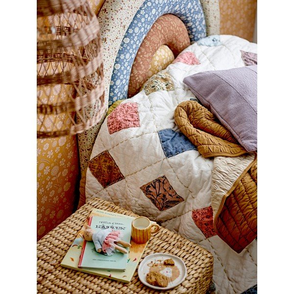 Barna pamut gyerek takaró 80x100 cm Baille – Bloomingville Mini-image-4