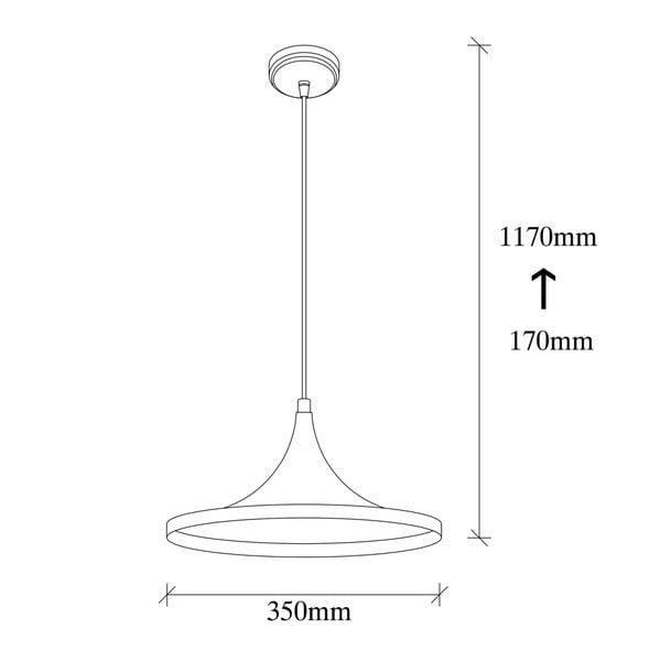 Leon fekete fém függőlámpa - Opviq lights-image-2