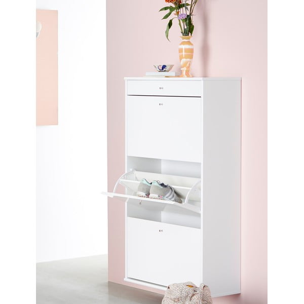 Fehér cipősszekrény Mistral White-image-4