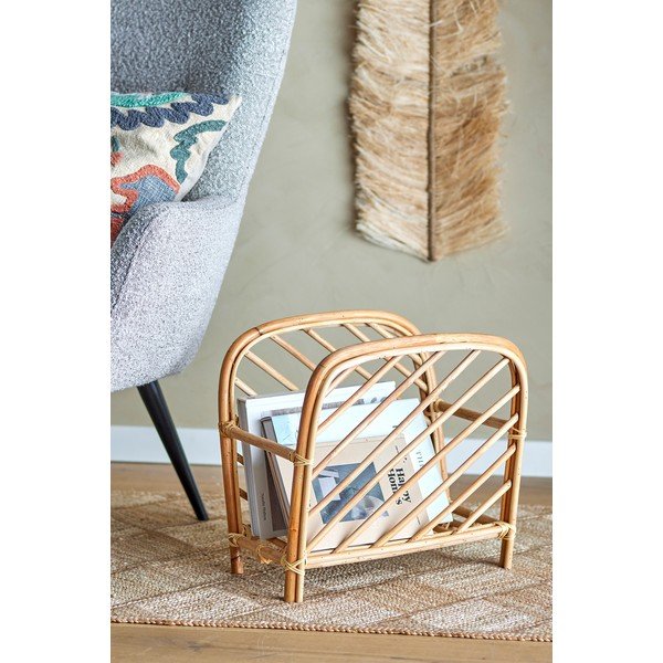 Rattan újságtartó állvány Baker – Bloomingville-image-1