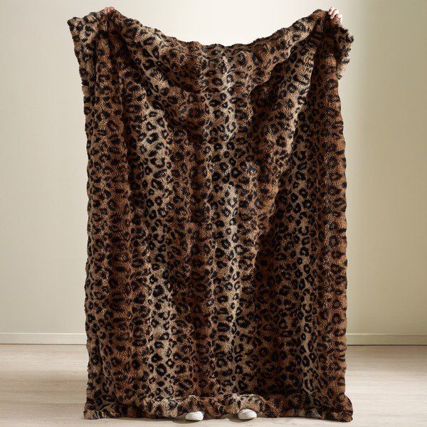 Barna takaró 130x170 cm Animal Print – Catherine Lansfield-image-2