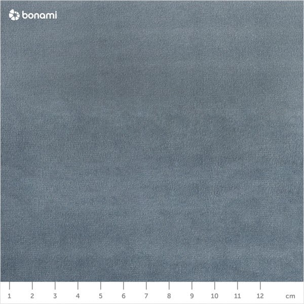 Világoskék kárpitozott franciaágy ágyráccsal 140x200 cm Akela – Makamii-image-1