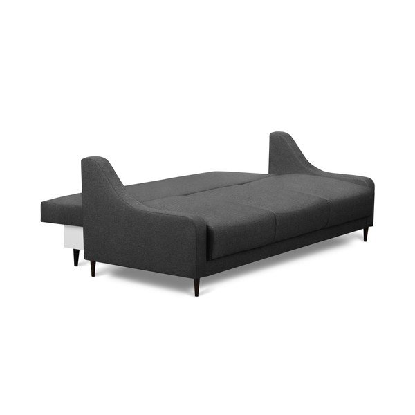 Ancolie sötétszürke kinyitható kanapé tárolóhellyel, 215 cm - Mazzini Sofas-image-4