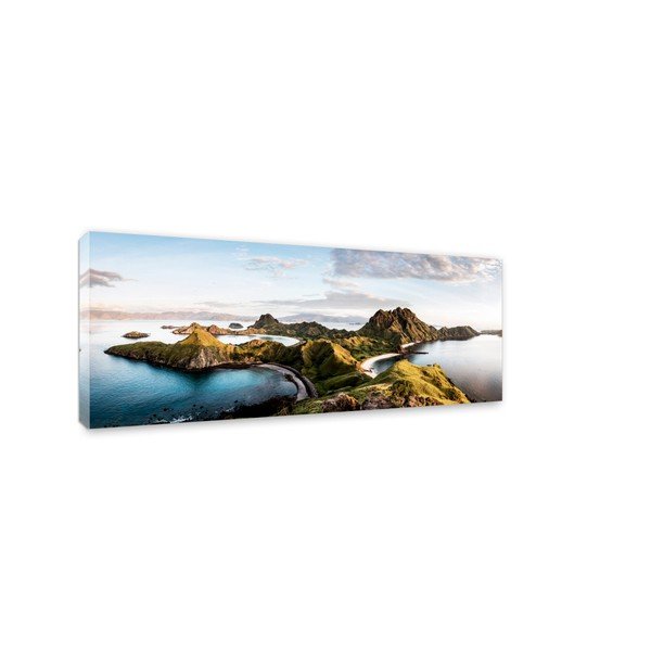 Canvas Komodo Views fali kép, 60 x 150 cm - Styler-image-1