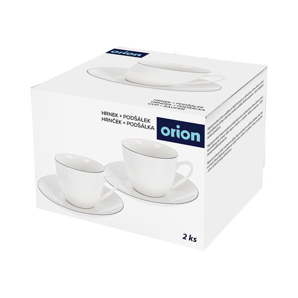 Fehér porcelán csésze cappucinóhoz 210 ml Decora – Orion-image-2