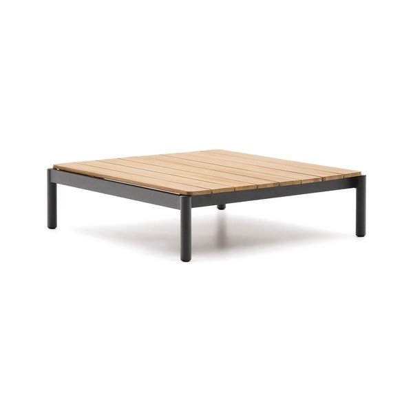 Teakfa kerti dohányzóasztal 89x91 cm Sorells – Kave Home