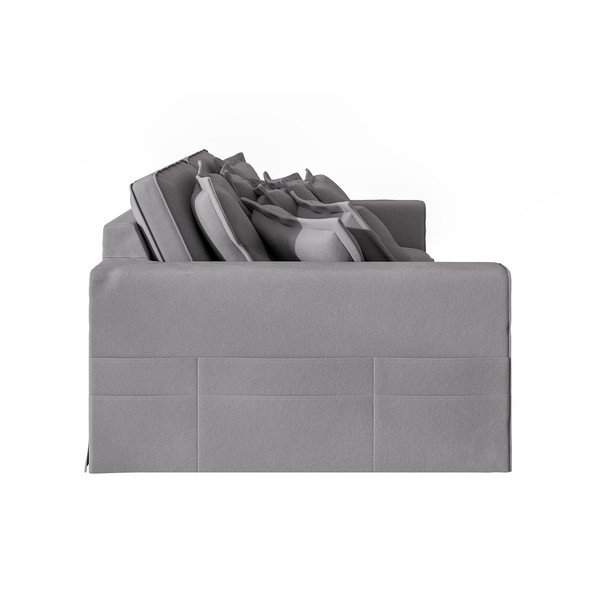 Világosszürke kanapé 236 cm Nora – Ropez-image-4