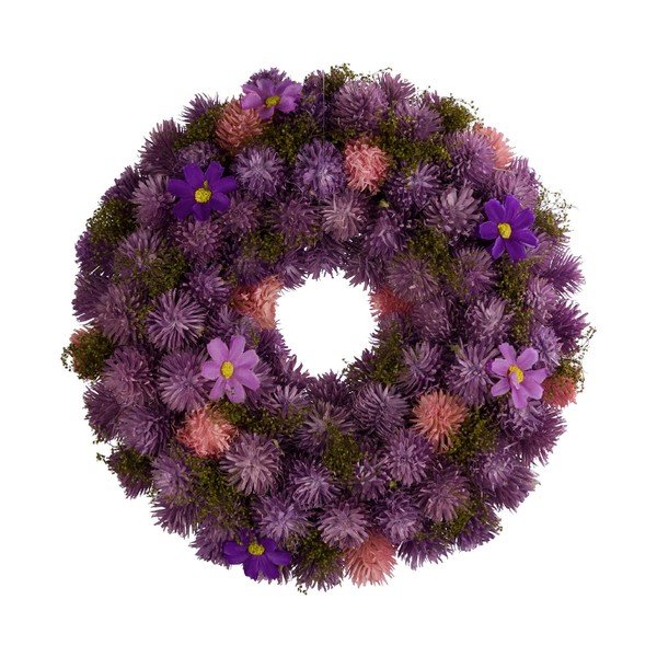 Lila koszorú, ø 27 cm - Ego Dekor
