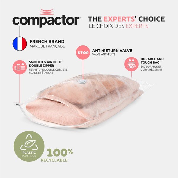 Vákuumzsák készlet 2 db-os Premium Valve S – Compactor-image-2