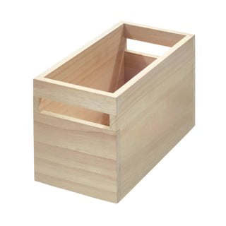 Eco Wood tárolódoboz paulownia fából, 12,7 x 25,4 cm - iDesign