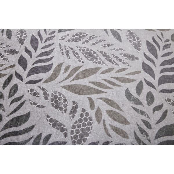 Szürke egyszemélyes mikroplüss ágyneműhuzat 140x200 cm Judith – My House-image-4