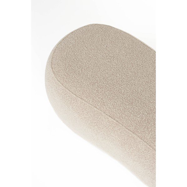 Bézs buklé párnázott pad Noxx – White Label-image-4