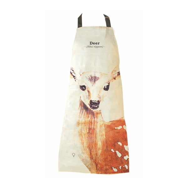 Wild Animals Deer pamut kötény - Gift Republic