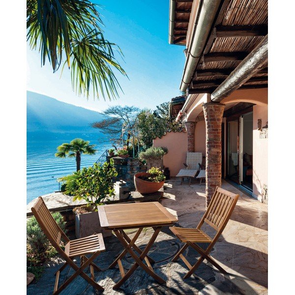 Akácfa kerti kisasztal 70x70 cm Noemi – Bizzotto-image-2