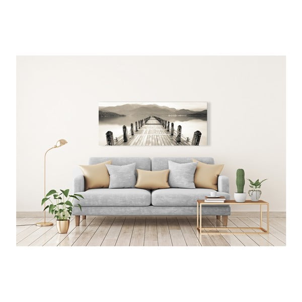 Canvas Harmony Molo fali kép, 60 x 150 cm - Styler-image-2